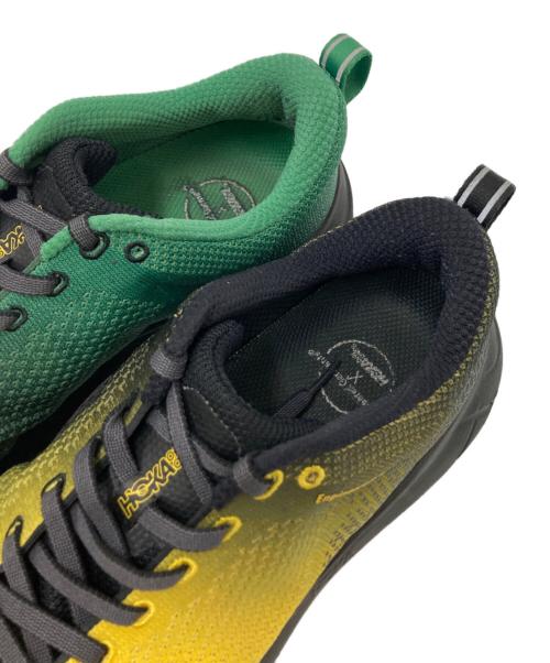 Engineered Garments（エンジニアドガーメンツ）Engineered Garments (エンジニアド ガーメンツ) HOKAONEONE (ホカオネオネ) HUPANA グリーン×イエロー サイズ:27.0cmの古着・服飾アイテム