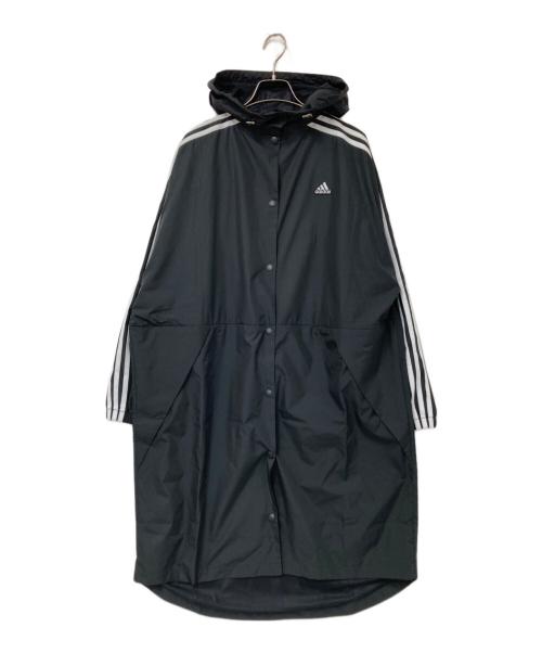 moussy（マウジー）moussy (マウジー) adidas (アディダス) BACKLOGO WIND JACKET ブラック サイズ:S 未使用品の古着・服飾アイテム