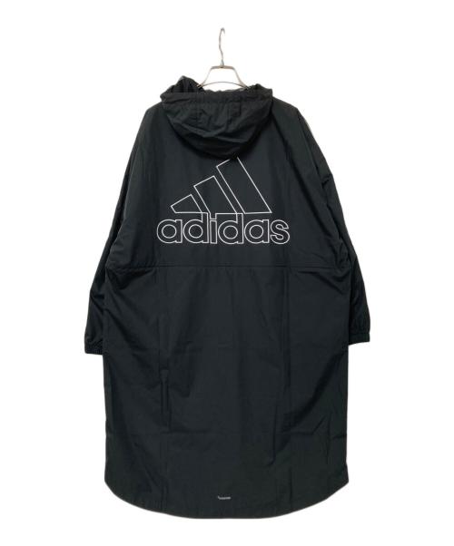 moussy（マウジー）moussy (マウジー) adidas (アディダス) BACKLOGO WIND JACKET ブラック サイズ:S 未使用品の古着・服飾アイテム