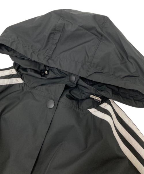 moussy（マウジー）moussy (マウジー) adidas (アディダス) BACKLOGO WIND JACKET ブラック サイズ:S 未使用品の古着・服飾アイテム