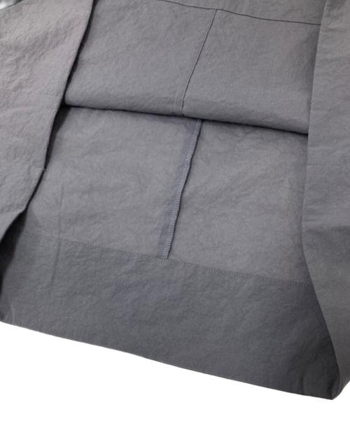 AK+1（エーケーワン）AK+1 (エーケーワン) ナイロンブラウス グレー サイズ:36の古着・服飾アイテム