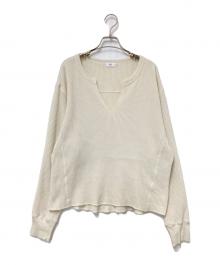 RHC Ron Herman（アールエイチシー ロンハーマン）の古着「キーネックサーマルカットソー」｜アイボリー