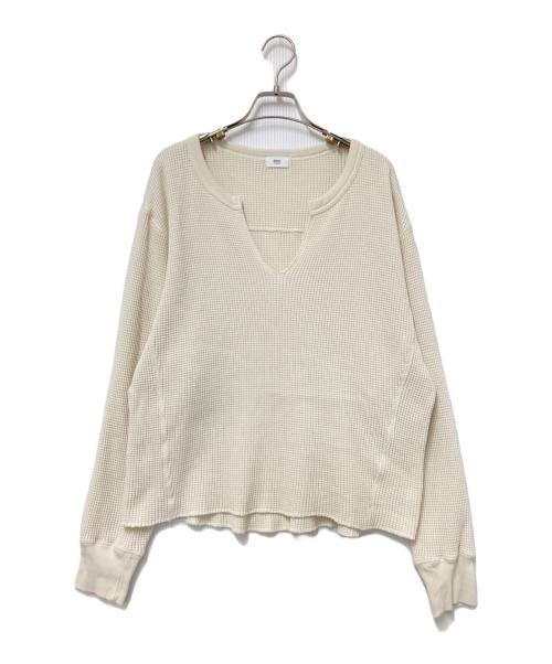 RHC Ron Herman（アールエイチシー ロンハーマン）RHC Ron Herman (アールエイチシー ロンハーマン) キーネックサーマルカットソー アイボリー サイズ:XSの古着・服飾アイテム