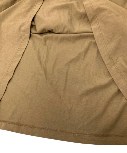 DES PRES（デ プレ）DES PRES (デ プレ) ハイツストコットンジャージー Vネックチュニックプルオーバー ベージュ サイズ:Sの古着・服飾アイテム