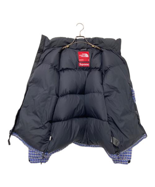 THE NORTH FACE（ザ ノース フェイス）THE NORTH FACE (ザ ノース フェイス) SUPREME (シュプリーム) STUDDED NUPTSE JACKET ブルー サイズ:Mの古着・服飾アイテム