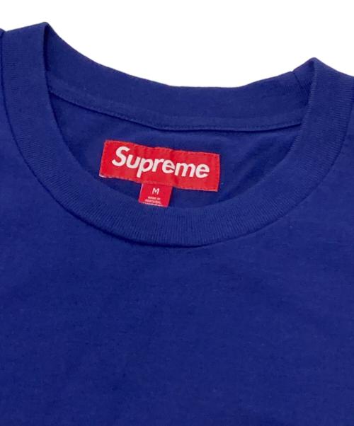 SUPREME（シュプリーム）SUPREME (シュプリーム) Banner S/S TOP ブルー サイズ:Mの古着・服飾アイテム