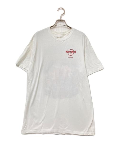 Hard Rock cafe（ハードロックカフェ）Hard Rock cafe (ハードロックカフェ) プリントTシャツ ホワイト サイズ:Lの古着・服飾アイテム