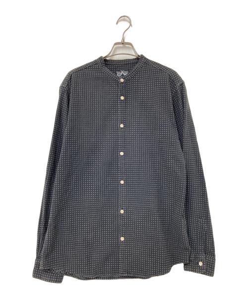 DRESS HIPPY（ドレスヒッピー）DRESS HIPPY (ドレスヒッピー) バンドカラーシャツ グレー サイズ:Lの古着・服飾アイテム