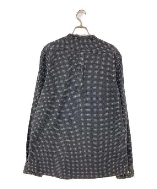 DRESS HIPPY（ドレスヒッピー）DRESS HIPPY (ドレスヒッピー) バンドカラーシャツ グレー サイズ:Lの古着・服飾アイテム