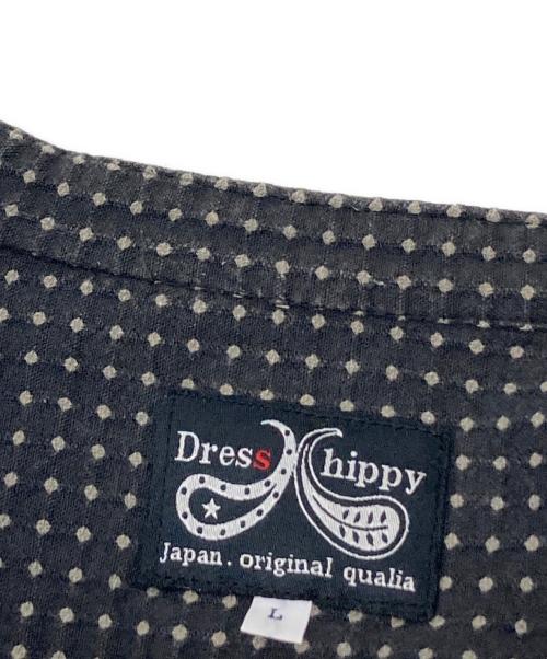 DRESS HIPPY（ドレスヒッピー）DRESS HIPPY (ドレスヒッピー) バンドカラーシャツ グレー サイズ:Lの古着・服飾アイテム