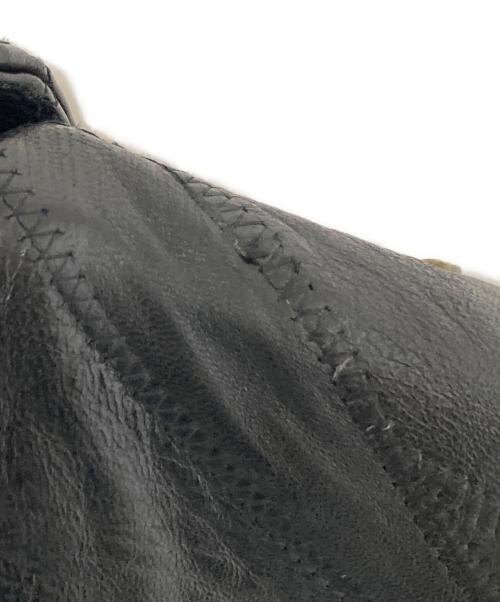 古着（フルギ）古着 (フルギ) ラムレザージャケット ブラック サイズ:下記参照の古着・服飾アイテム