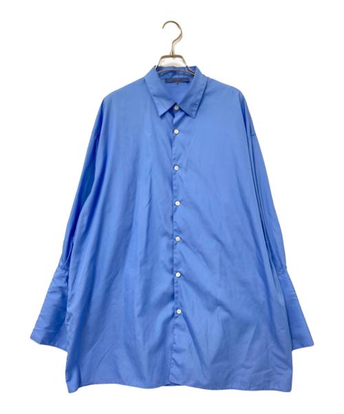 semoh（セモー）semoh (セモー) here`s DRESS CUFFS SHIRT ブルー サイズ:1の古着・服飾アイテム