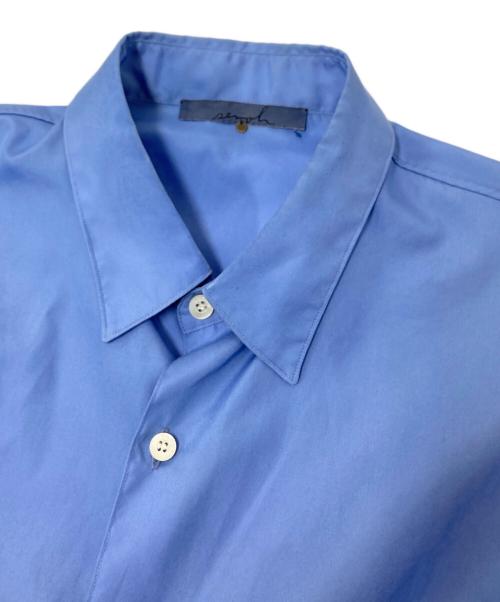 semoh（セモー）semoh (セモー) here`s DRESS CUFFS SHIRT ブルー サイズ:1の古着・服飾アイテム