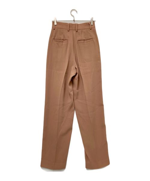 6(ROKU) BEAUTY&YOUTH（ロク ビューティーアンドユース）6(ROKU) BEAUTY&YOUTH (ロク ビューティーアンドユース) GEORGETTE TUCK PANTS ベージュ サイズ:36の古着・服飾アイテム