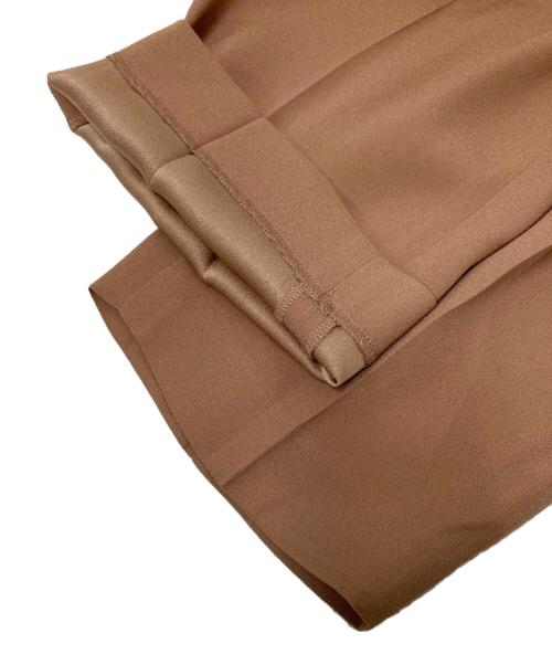 6(ROKU) BEAUTY&YOUTH（ロク ビューティーアンドユース）6(ROKU) BEAUTY&YOUTH (ロク ビューティーアンドユース) GEORGETTE TUCK PANTS ベージュ サイズ:36の古着・服飾アイテム