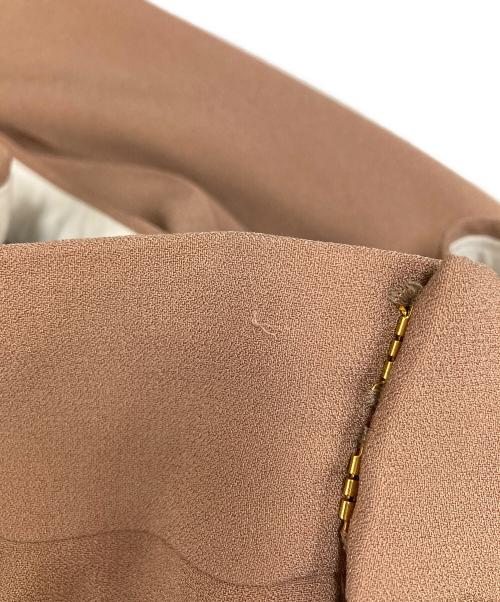 6(ROKU) BEAUTY&YOUTH（ロク ビューティーアンドユース）6(ROKU) BEAUTY&YOUTH (ロク ビューティーアンドユース) GEORGETTE TUCK PANTS ベージュ サイズ:36の古着・服飾アイテム