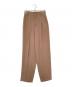 6(ROKU) BEAUTY&YOUTH（ロク ビューティーアンドユース）の古着「GEORGETTE TUCK PANTS」｜ベージュ