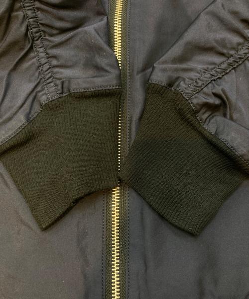 JOHN LAWRENCE SULLIVAN（ジョン ローレンス サリバン）JOHN LAWRENCE SULLIVAN (ジョン ローレンス サリバン) デザインショートブルゾン ネイビー×ブラック サイズ:34の古着・服飾アイテム