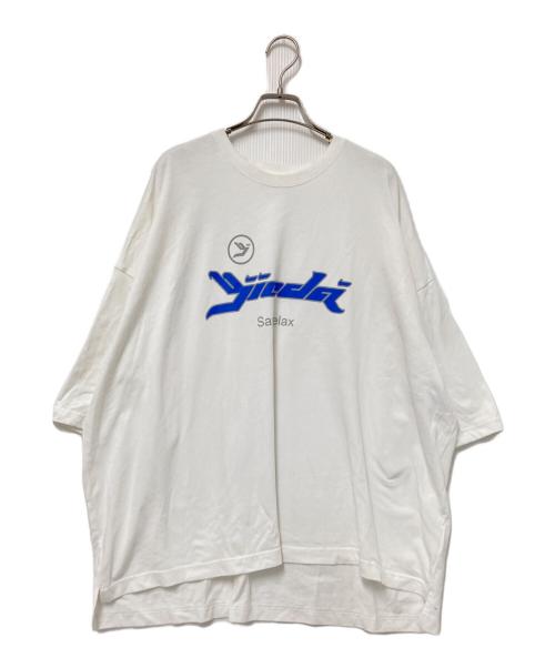 jieda（ジエダ）jieda (ジエダ) STUDIOUS (ステュディオス) EX.G TEE ホワイト サイズ:OSの古着・服飾アイテム