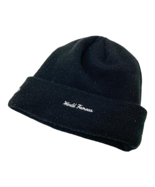 SUPREME（シュプリーム）SUPREME (シュプリーム) New Era (ニューエラ) Cross Box Logo Beanie ブラック×ホワイト サイズ:下記参照の古着・服飾アイテム