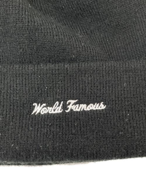SUPREME（シュプリーム）SUPREME (シュプリーム) New Era (ニューエラ) Cross Box Logo Beanie ブラック×ホワイト サイズ:下記参照の古着・服飾アイテム
