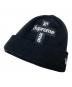 SUPREME (シュプリーム) New Era (ニューエラ) Cross Box Logo Beanie ブラック×ホワイト サイズ:下記参照：10000円