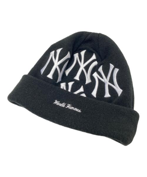 SUPREME（シュプリーム）SUPREME (シュプリーム) New Era (ニューエラ) NEW YORK YANKEES (ニューヨークヤンキース) Box Logo Beanie ブラック×ホワイト サイズ:下記参照の古着・服飾アイテム