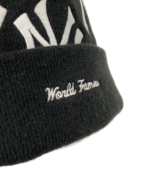SUPREME（シュプリーム）SUPREME (シュプリーム) New Era (ニューエラ) NEW YORK YANKEES (ニューヨークヤンキース) Box Logo Beanie ブラック×ホワイト サイズ:下記参照の古着・服飾アイテム