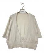 Cionシオン）の古着「コットンカシュクールカーディガン」｜ベージュ