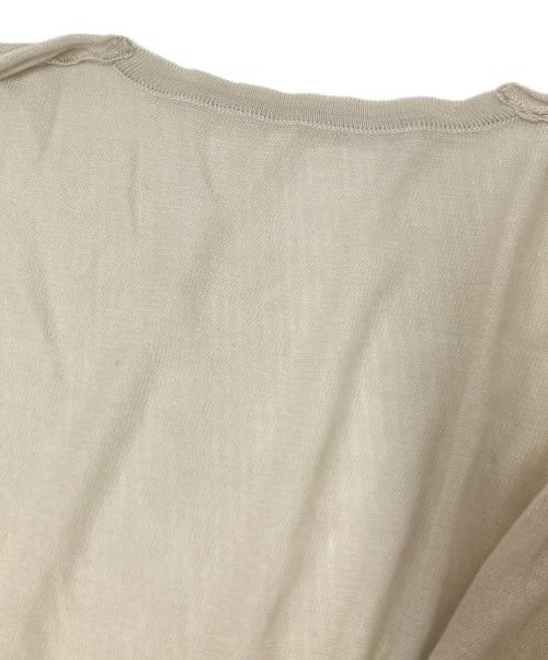 Cion（シオン）Cion (シオン) コットンカシュクールカーディガン ベージュ サイズ:Fの古着・服飾アイテム