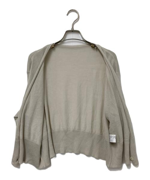 Cion（シオン）Cion (シオン) コットンカシュクールカーディガン ベージュ サイズ:Fの古着・服飾アイテム