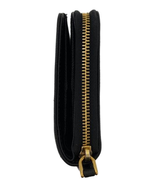 PRADA（プラダ）PRADA (プラダ) ラウンドファスナー コインケース ブラックの古着・服飾アイテム