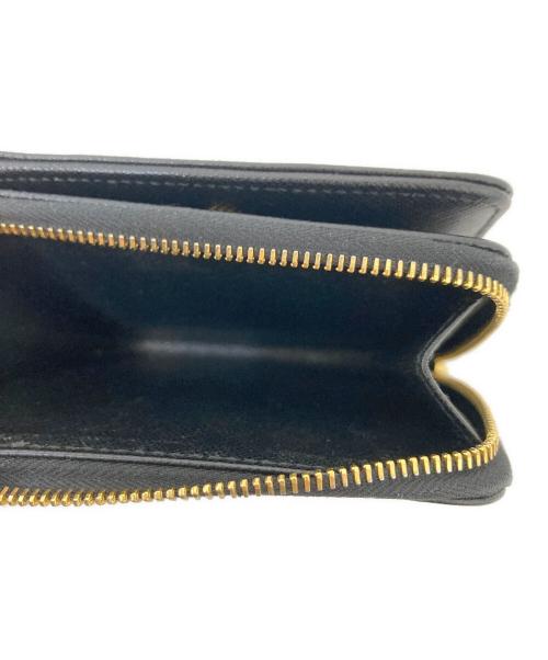 PRADA（プラダ）PRADA (プラダ) ラウンドファスナー コインケース ブラックの古着・服飾アイテム