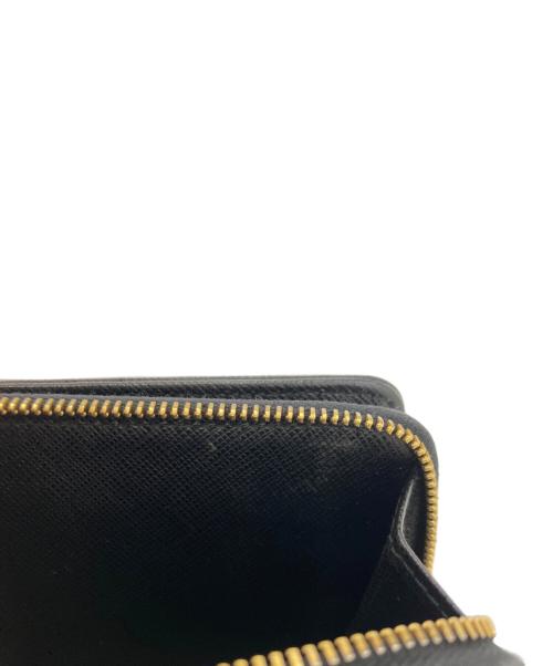 PRADA（プラダ）PRADA (プラダ) ラウンドファスナー コインケース ブラックの古着・服飾アイテム