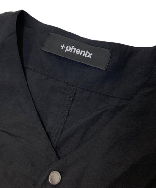 +PHENIX（フェニックス）+PHENIX (プラスフェニックス) NY ナチュラルワッシャージャケット ブラック サイズ:Lの古着・服飾アイテム