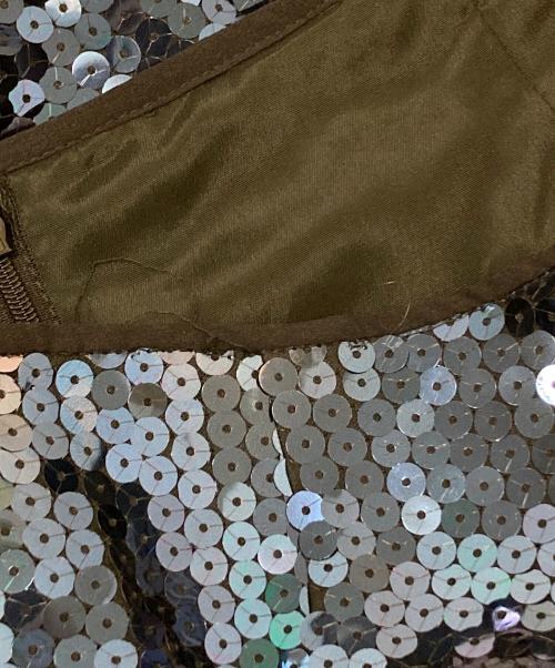 DOLCE & GABBANA（ドルチェ＆ガッバーナ）DOLCE & GABBANA (ドルチェ＆ガッバーナ) スパンコールスカート ブルー サイズ:40の古着・服飾アイテム