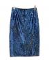 DOLCE & GABBANA (ドルチェ＆ガッバーナ) スパンコールスカート ブルー サイズ:40：9000円