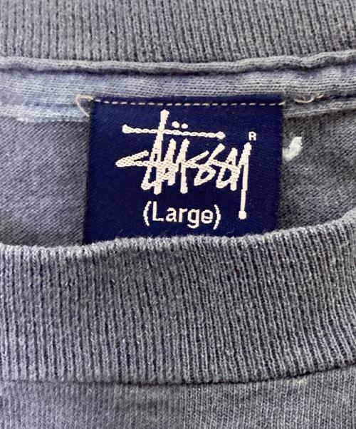 stussy（ステューシー）stussy (ステューシー) ロングスリーブカットソー ブルー サイズ:Lの古着・服飾アイテム