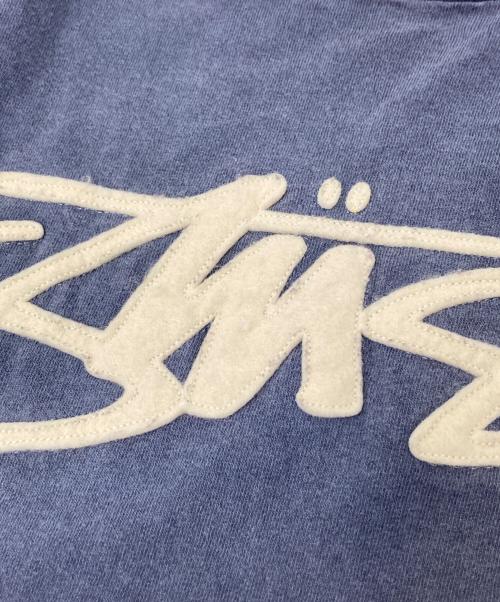 stussy（ステューシー）stussy (ステューシー) ロングスリーブカットソー ブルー サイズ:Lの古着・服飾アイテム