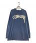 stussy（ステューシー）の古着「ロングスリーブカットソー」｜ブルー