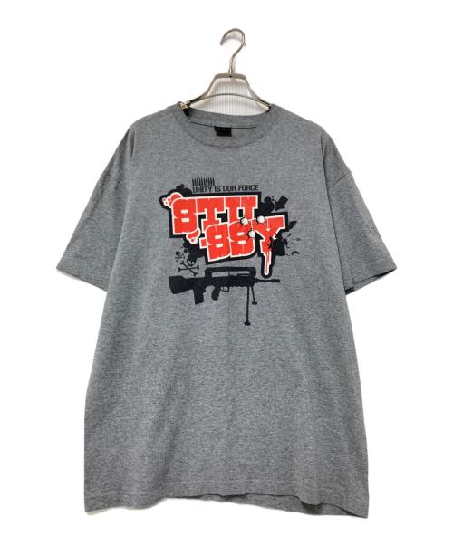 stussy（ステューシー）stussy (ステューシー) プリントカットソー グレー サイズ:Lの古着・服飾アイテム