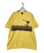 stussyステューシー）の古着「フォトプリントTシャツ」｜イエロー