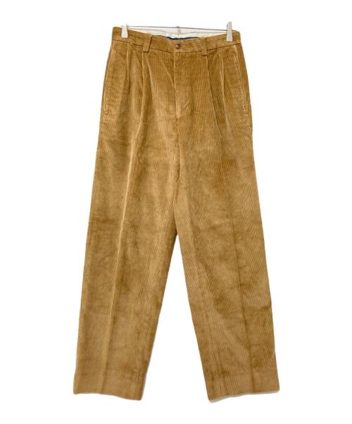 BROOKS BROTHERS（ブルックスブラザーズ）BROOKS BROTHERS (ブルックスブラザーズ) コーデュロイタックパンツ ブラウン サイズ:W29の古着・服飾アイテム
