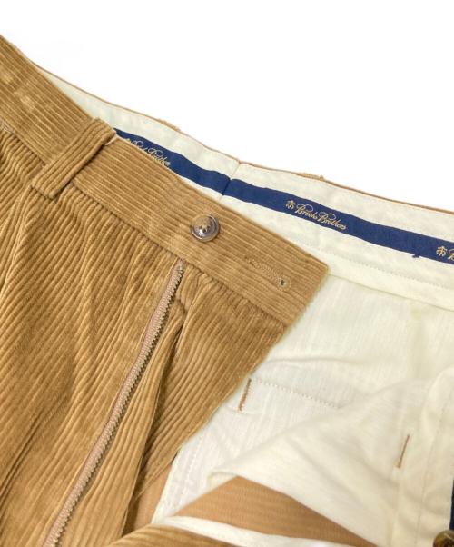 BROOKS BROTHERS（ブルックスブラザーズ）BROOKS BROTHERS (ブルックスブラザーズ) コーデュロイタックパンツ ブラウン サイズ:W29の古着・服飾アイテム