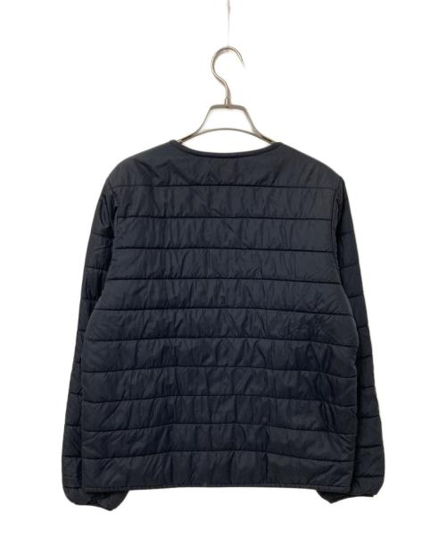 mont-bell（モンベル）mont-bell (モンベル) リバーシブルダウンジャケット ブラック×グリーン サイズ:キッズ規格:160の古着・服飾アイテム