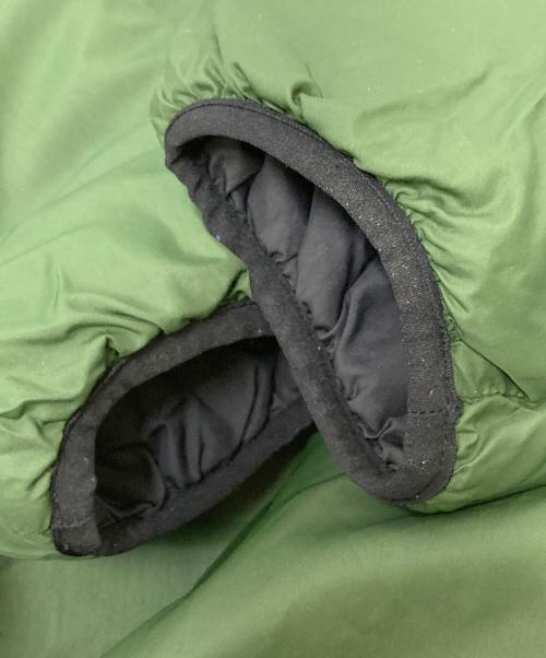 mont-bell（モンベル）mont-bell (モンベル) リバーシブルダウンジャケット ブラック×グリーン サイズ:キッズ規格:160の古着・服飾アイテム