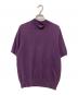 Paul Stuart（ポールスチュアート）の古着「半袖サマーニット」｜パープル