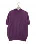 Paul Stuart (ポールスチュアート) 半袖サマーニット パープル サイズ:48：4000円