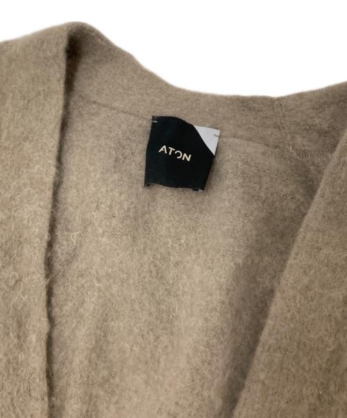 ATON（エイトン）ATON (エイトン) カシミヤカーディガン グレー サイズ:2の古着・服飾アイテム