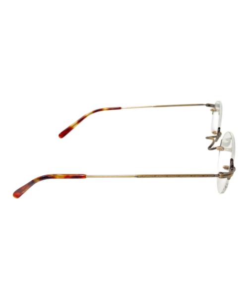 AMIPARIS（アミパリス）AMIPARIS (アミパリス) 伊達眼鏡 ブラウン サイズ:46□21-147の古着・服飾アイテム